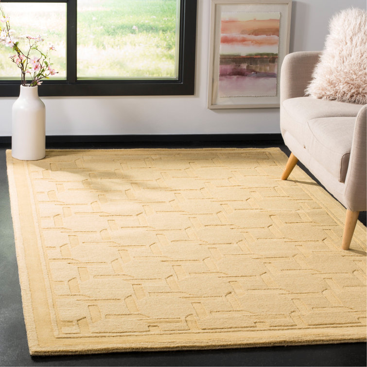 Resort Martha Stewart Hand Tufted Wool Pile Geometric Rug