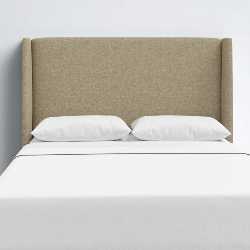 Wilburg Faine Headboard, Twin, Zuma Natural Textured Linen