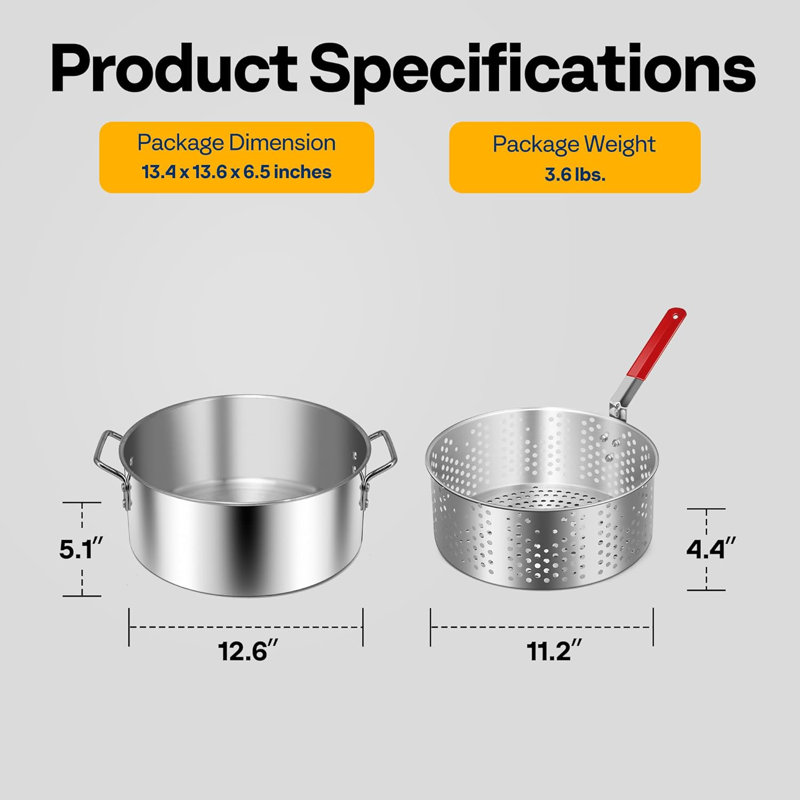 Friteuse à poisson en aluminium Specstar