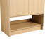 36" Bathroom Vanity, Freestanding Plywood Construction With 2 Doors, Water Resistance, Easy Assembly, American Design, Oak Sparkle Cabinet Plywood, Glow