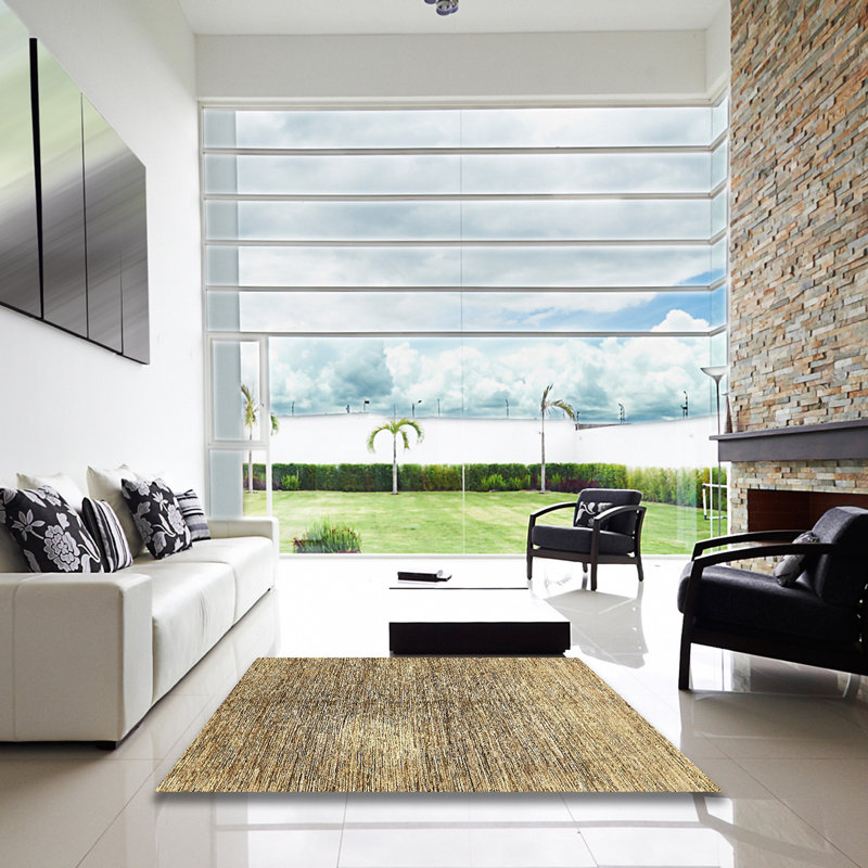 Tapis abstrait moderne 390, Carré 6 pi