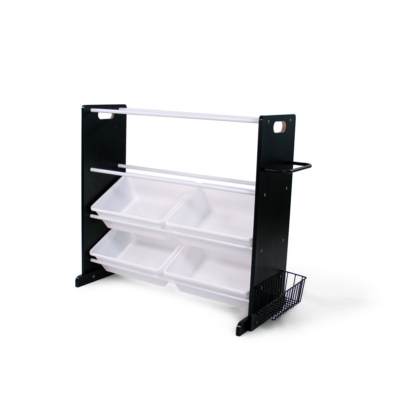 Nellir 34'' W Manufactured Wood Storage Rack