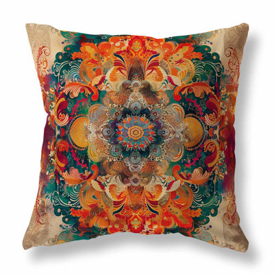 Verdant Fire Indoor/Outdoor Pillow
