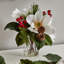 Arrangement floral mélangé dans un vase