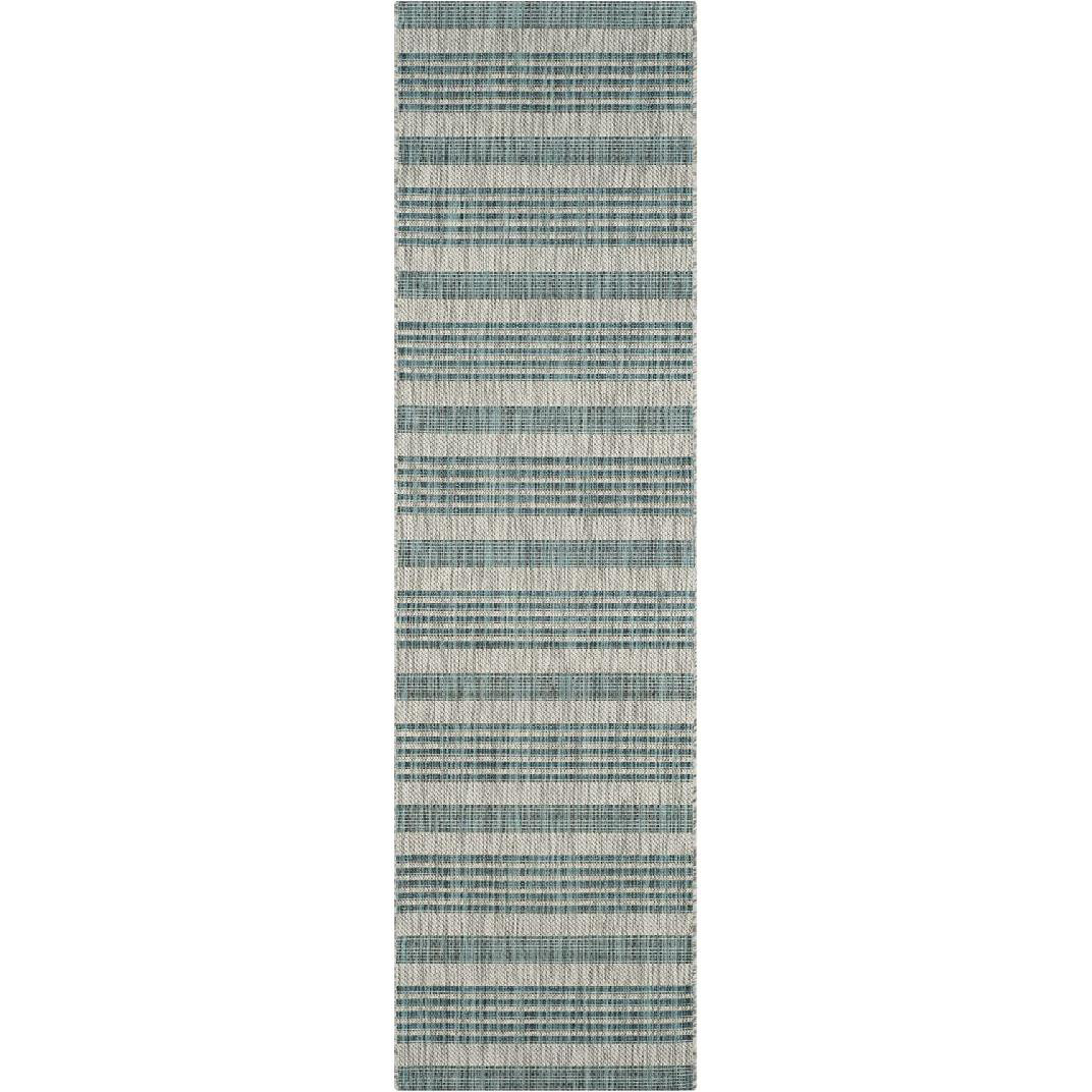 Highland Dunes Collina Striped Machine Made Power Loom Runner 2'3