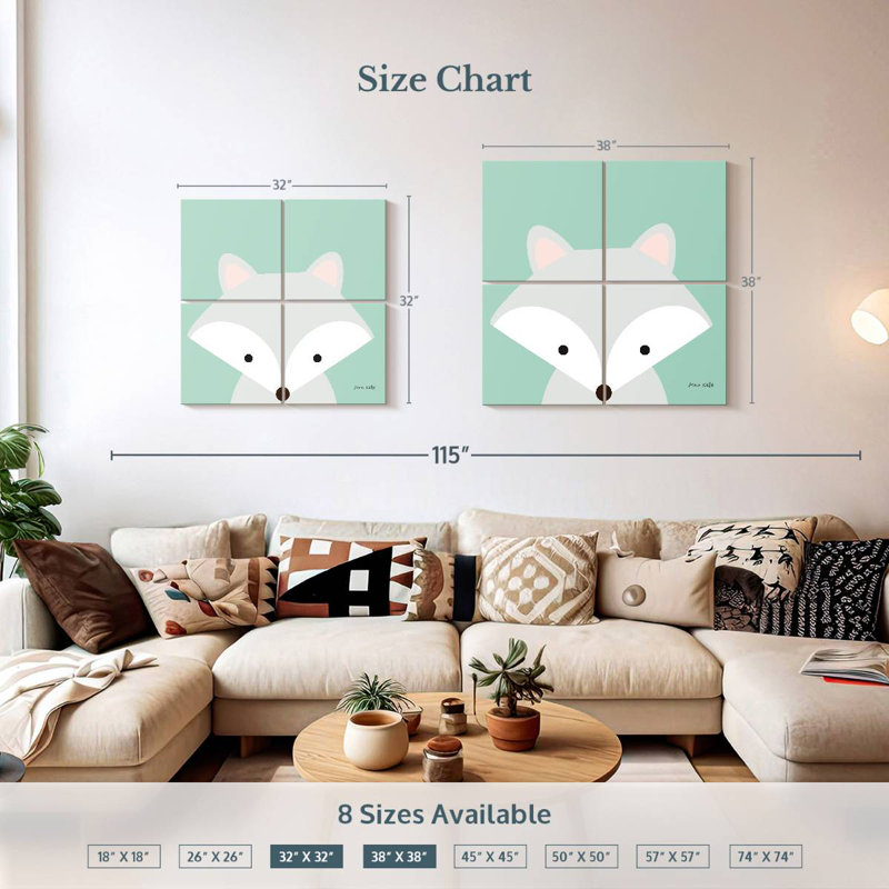 Ashelle Cuddly Fox, H 32 po x l 32 po
