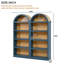 Ensemble de 2 grandes bibliothèques autoportantes