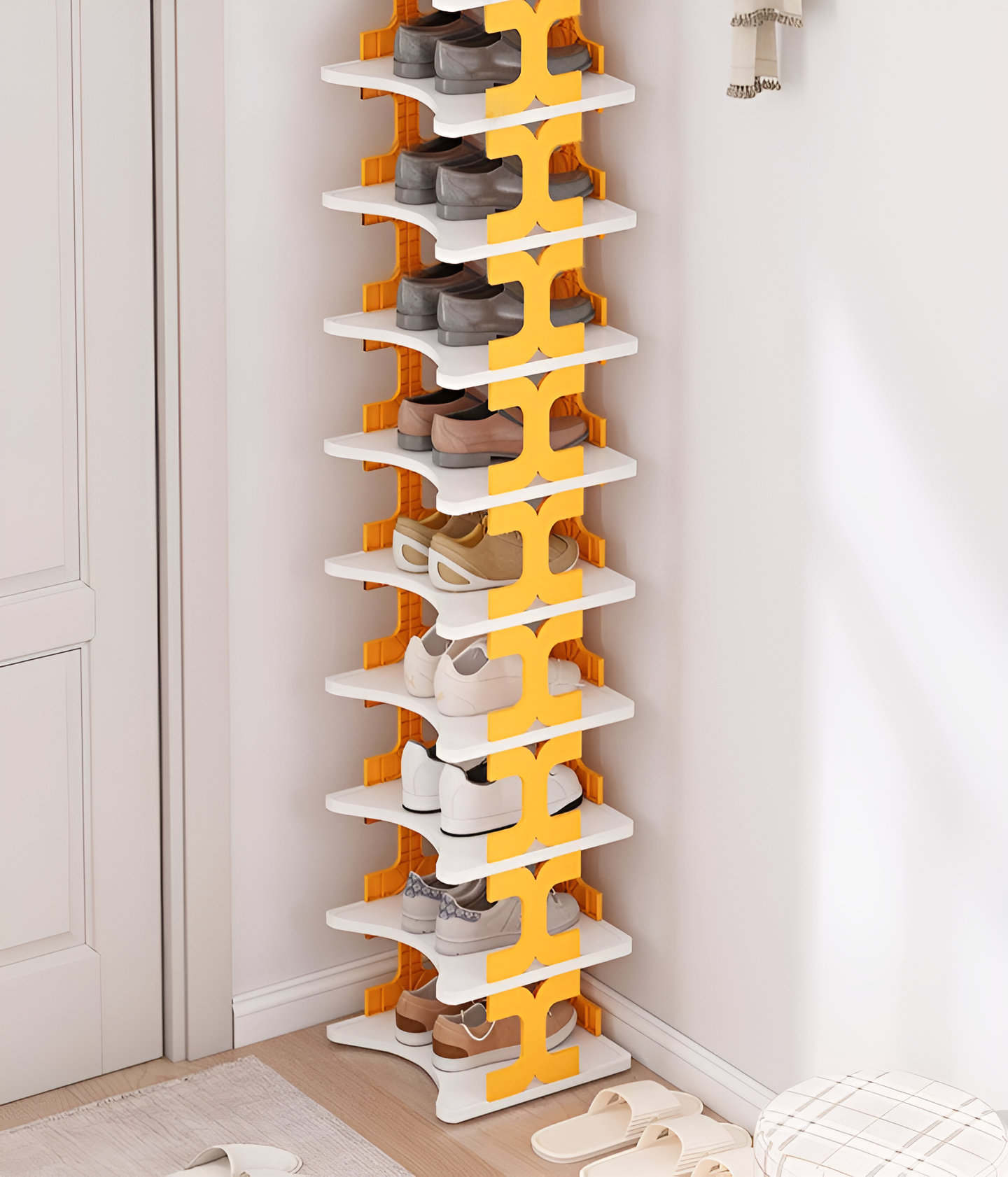 Rebrilliant Minimalist Shoe Rack, Multi-Layer Storage - Wayfair Canada