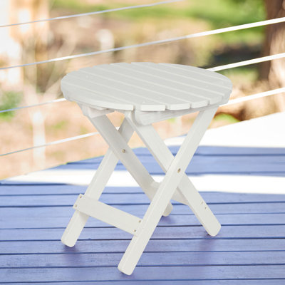 Table d'appoint d'extérieur pliante Brently