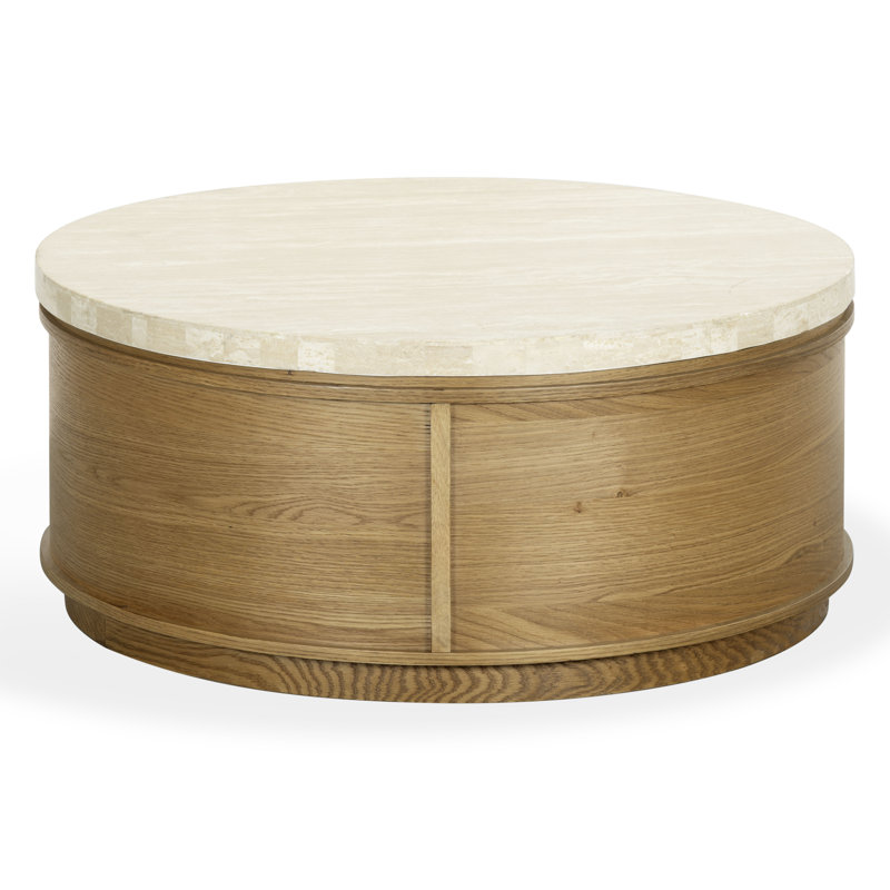 Table basse Alysandria, Brown Oak