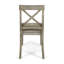 Ensemble de 2 chaises de salle à manger en bois d'acacia