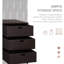 Armoire de rangement extérieure pour piscine Pe 3 - Armoire à serviettes brune avec organisateur