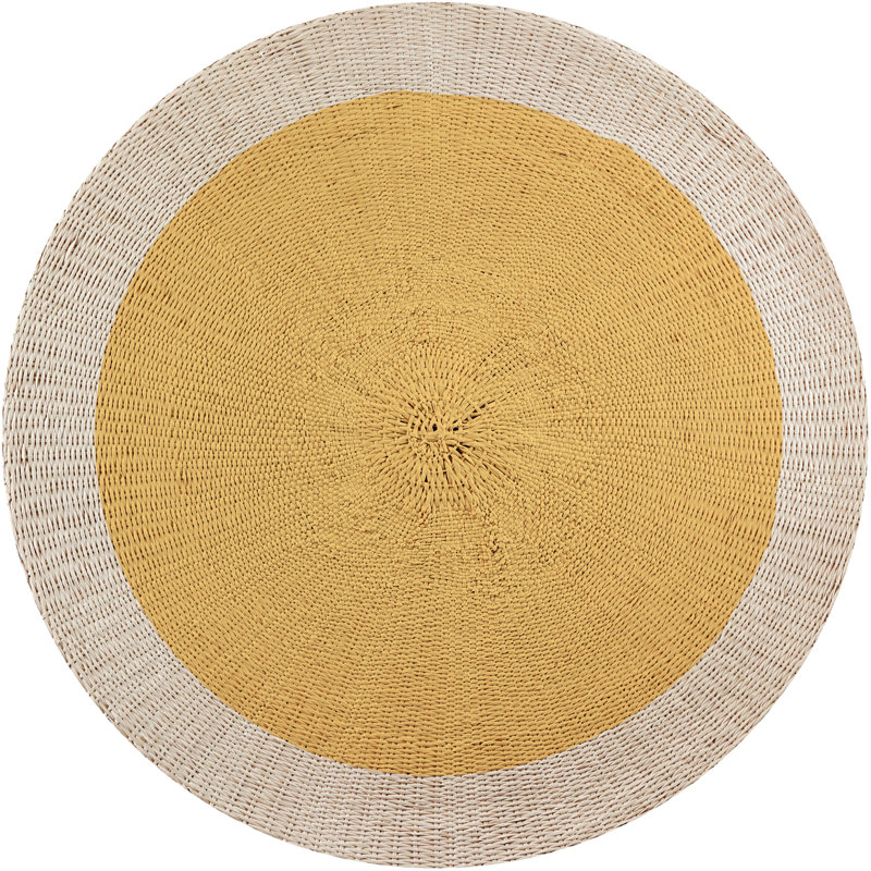 Round Kya Vinyl 2.8mm Vinyl, Phthalate Free With Exclusive Printed Designs. Area Rug, Round 200cm