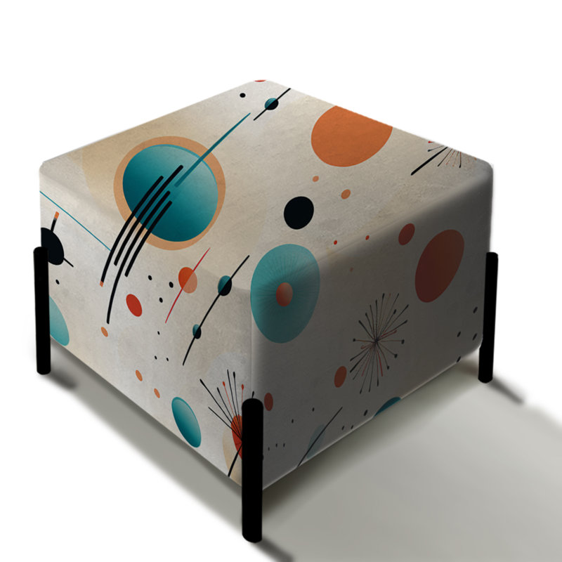 Repose-pieds Atomic Age Modern Fusion - Mid-Century