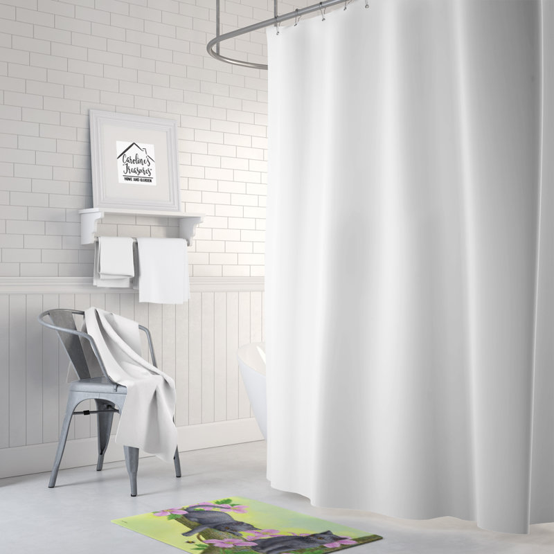 Tapis pour salle de bain en mousse à mémoire chatons chartruex