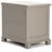 Finch Ellison Accent Storage Cabinet, Solid Wood Bedside Table with Shelf, Living Room Storage Organizer Console, Farmhouse Cottage Decor, Fully Assembled, Gray