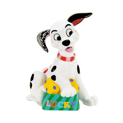 Figurine miniature 3,25 pouces Enesco Disney BRITTO 101 Dalmatians Lucky with Dog