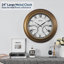 Grande horloge murale contemporaine contemporaine avec thermomètre imperméable illuminé, 24 pouces-1909353507