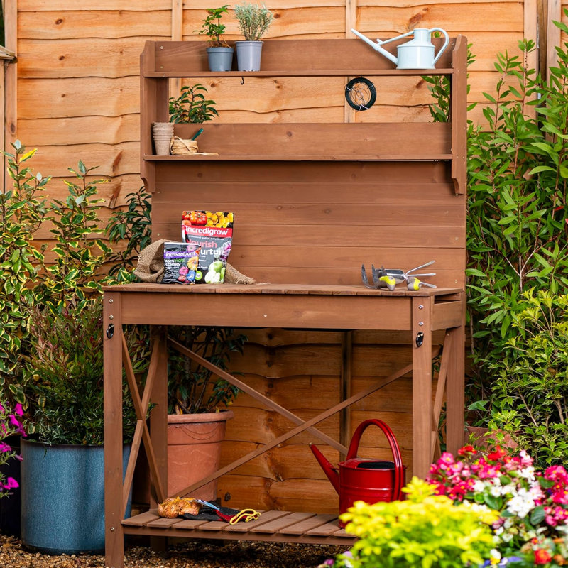 Hemlock Wood Potting Bench