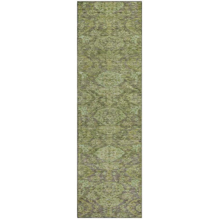 Premium Machine Washable Dahl AMF1084 Damask Rug