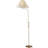 68" Adjustable Traditional Shaped Floor Lamp With Beige Empire Shade-1174111587