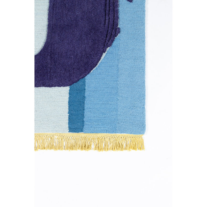 Rectangle Handmade Wool Rug, Rectangle 3' x 5'