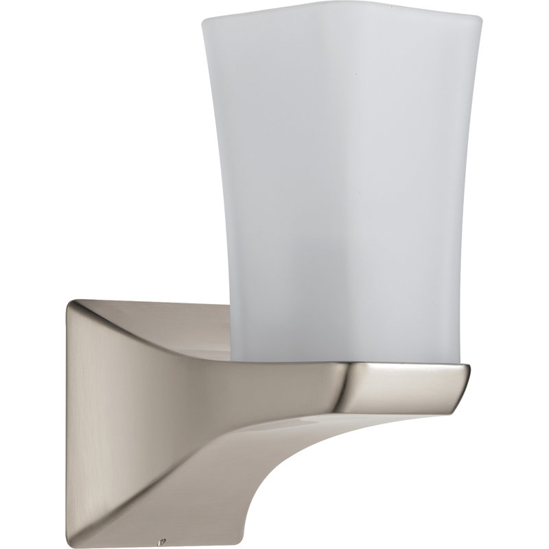 Tesla 1-Light Wall Sconce, Brilliance Stainless