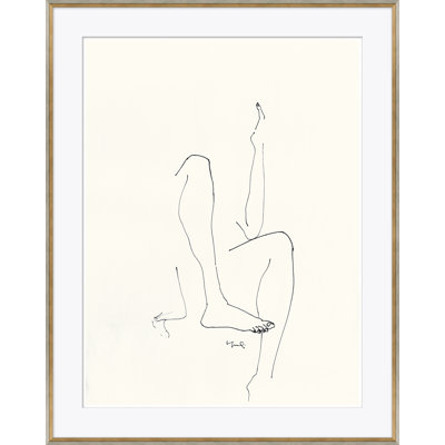 «La figure dans l'espace» par Yuki Osada - Cadre photo «La figure à cheval» par Sawrey Gilpin, peinture encadrée sur papier