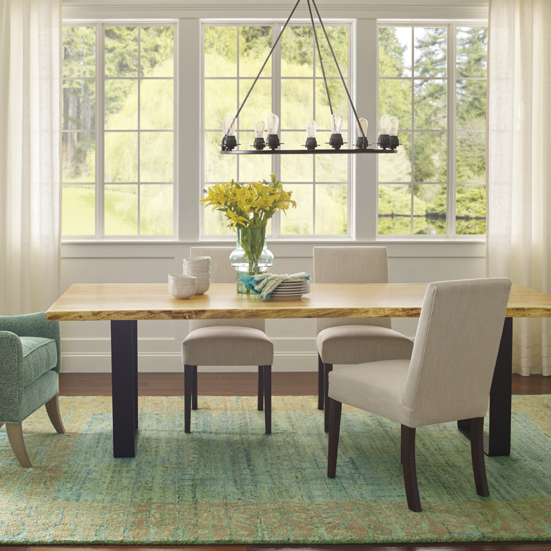 Florence Handmade Wool Abstract Area Rug, Rectangle 6' x 9'