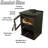 Comfort Glow Lancaster II Wood Burning Stove, Heats Up To 2,500 Sq Ft - CGWS2500