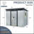 Outdoor Metal Storage Shed With Window And Transparent Plate For Garden, Lawn-119458071-119458074