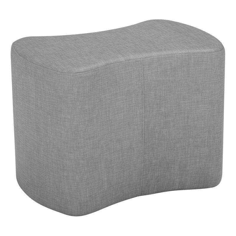 Tabouret à nœuds papillon structuré en savoir plus, Gris hachuré