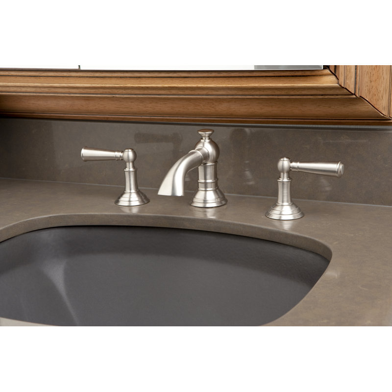 Aylesbury Widespread Bathroom Faucet with Drain Assembly, English Bronze