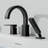 Nite Series Single-Handle Deck-Mount Roman Tub Faucet With Handheld Sprayer In Polished Chrome-112510326