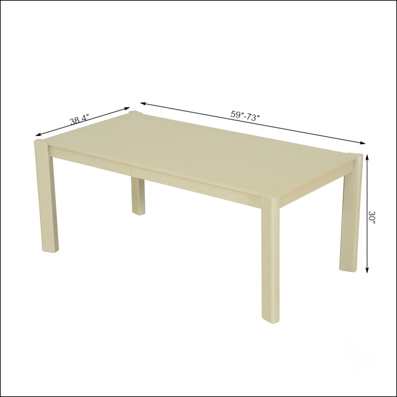 Modern Solid Wood Dining Table, Gold