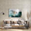 Art mural en verre Wrought Studio «Arctic Green Variation» par Incado-848370828
