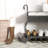 Entryway Bench with Shelf and Cushion