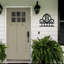 Décoration murale circulaire monogramme d'adresse 1 ligne-1238802451-1235672136