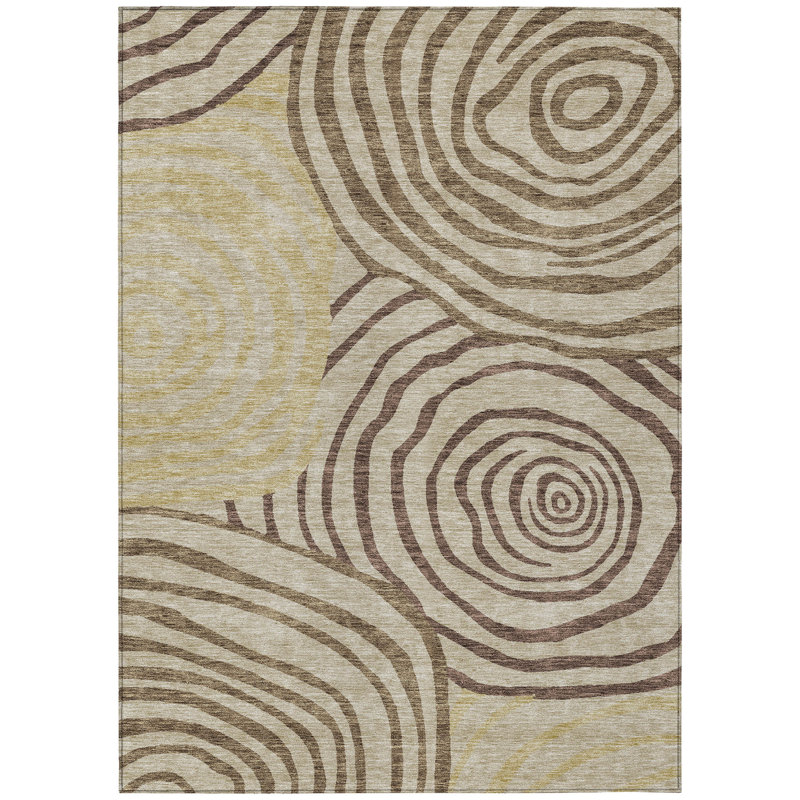 Leis Abstract Indoor Rug, Rectangle 1'8" x 2'6"