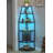 67"H Open Display Corner Bar Cabinet with Wine Storage,6 Tier Corner Shelf with Colorful LED Light,Remote control