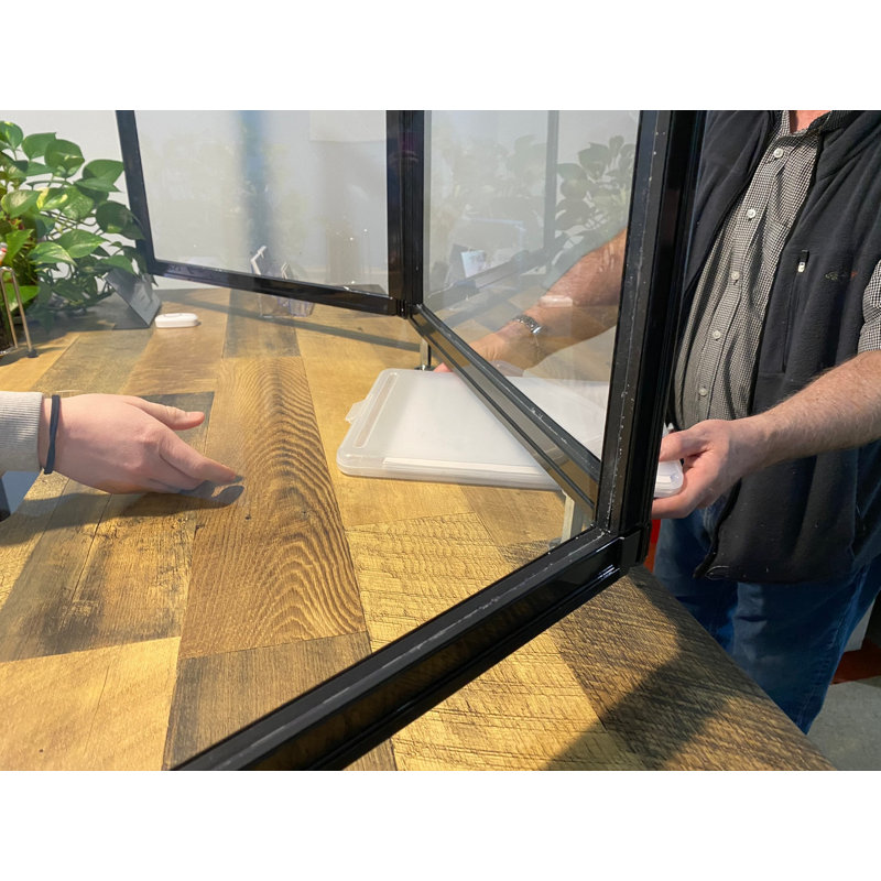 Écran de comptoir pliable Clearview