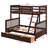 Bunk Bed with Ladder and Drawers-1828535391