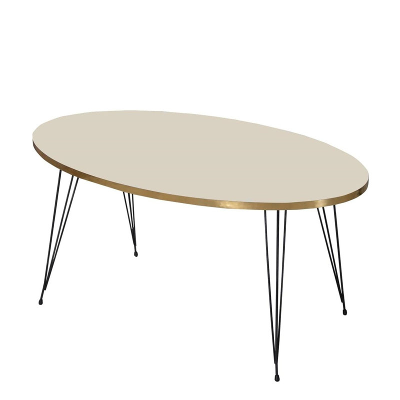 Andromeda 35cm Console Table, Cream White