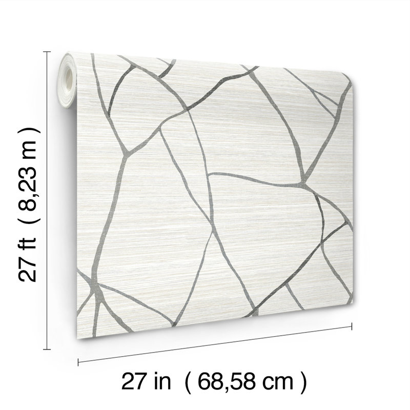 Raska Wallpaper, Off White