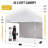 Commercial 10 Ft. W x 10 Ft. D Instant Canopy Pop Up Tent with Center Lock-108466749