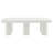 Cleo 54” Rectangular Coffee Table In White