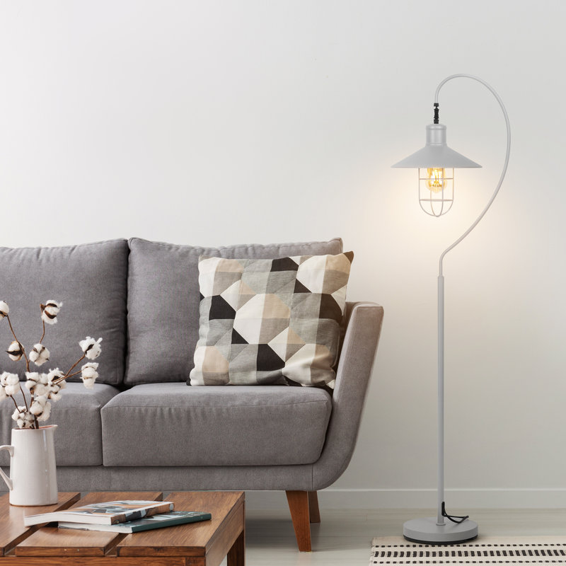 Austelle 53.17'' Arched Floor Lamp