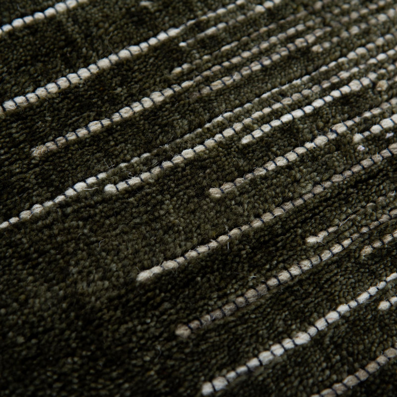 Tapis 100% laine tissé à la main, Rectangle 7 pi 9 po x 9 pi 9 po