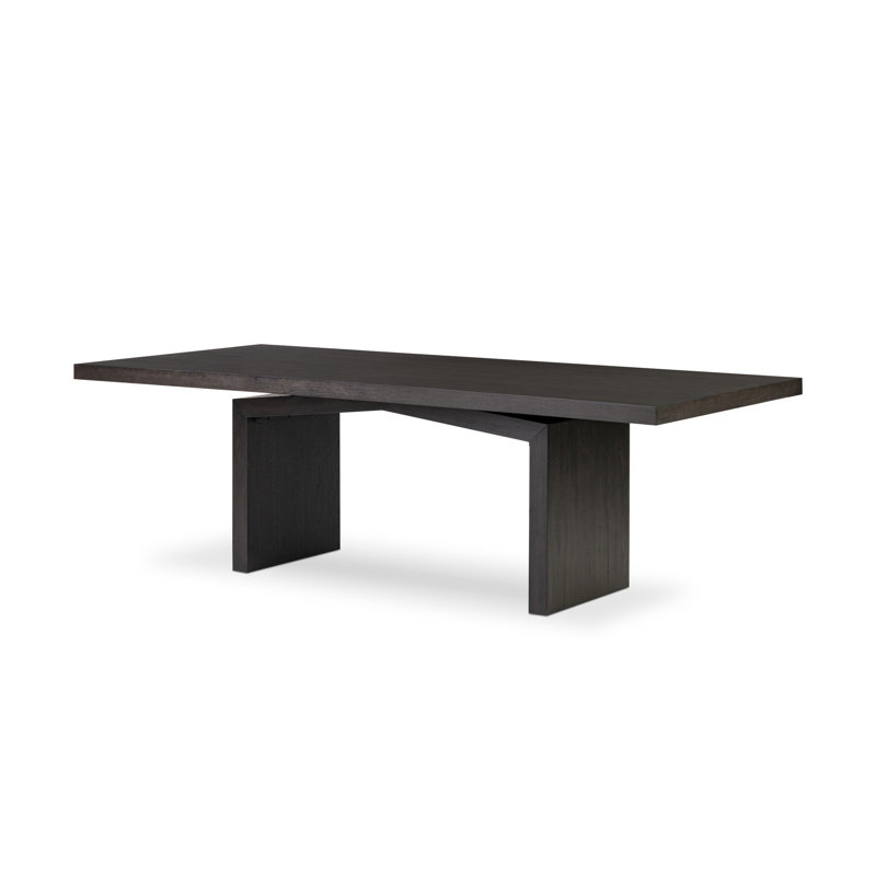 Matthes Dining Table, Smoked Black