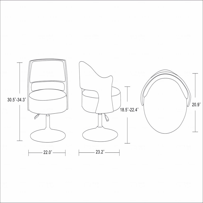 Fauteuil d'appoint pivotant
